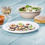 thumbnail of BIOZOYG 500 Stück Einwegteller rund Ø 26 cm Bio Geschirr Zuckerrohr Teller stabil biologisch abbaubar kompostierbar Bagasse Einwegteller Bioparty