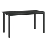 thumbnail of Helloshop26 - Conjunto de comedor para jardín exterior de 7 piezas de aluminio antracita 02_0013915