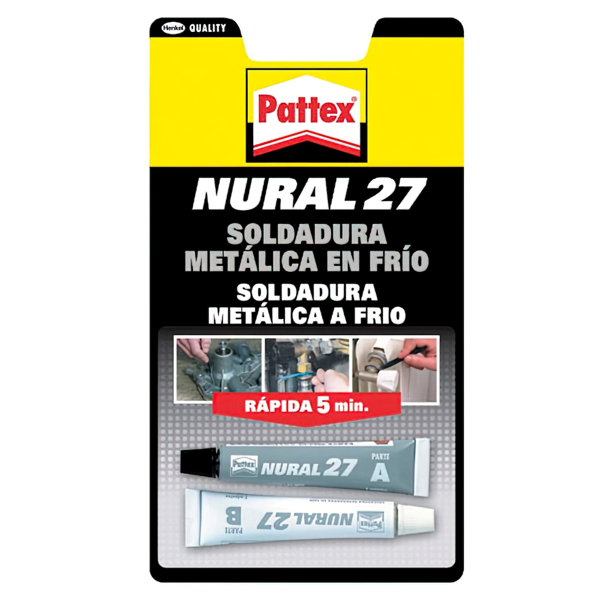 Nural- 27 Grigio alluminio (Set di 2 tubi da 22 cm)