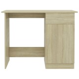 thumbnail of Scrivania in rovere Sonoma 100x50x76 cm modello Nova Elite in legno ingegnerizzato