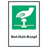 thumbnail of Not-Halt-Knopf A1 (594x841mm) Schild