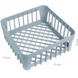 thumbnail of Cesta vasos lavavajillas 35X35 + Soporte platillos + Cubilete para cubiertos