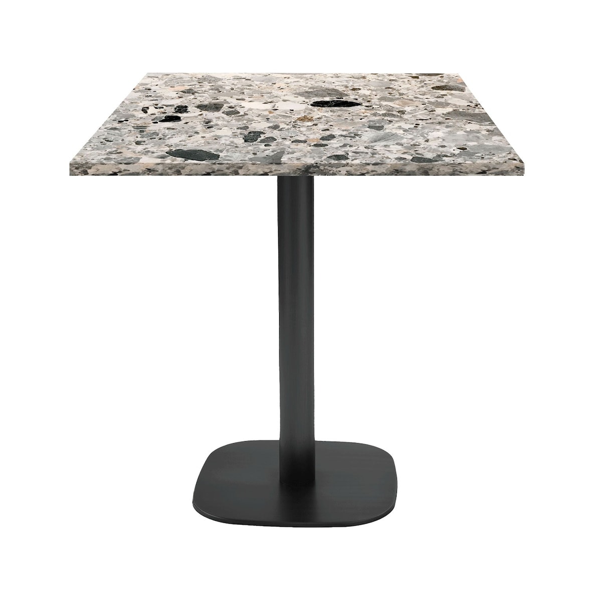 Restootab - Mesa 70x70cm - modelo Round terrazzo cepp