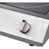 thumbnail of METRO Professional Piano cottura a induzione GIC3500, acciaio inox / vetroceramica, 32.9 x 41.3 x 9.9 cm, 3500 W, 11 livelli di potenza, argento