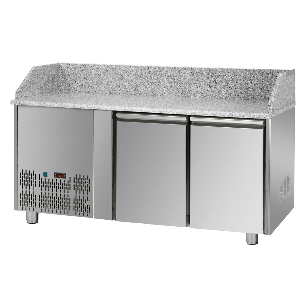 Tecnodom Pizzatheke 2 Türen GN 1/1 Motor Gruppe SX Granit Top