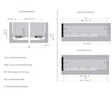 thumbnail of 1 Paar Unterflurführungen Schubkastenauszug Schubladenauszug Soft Close 500mm