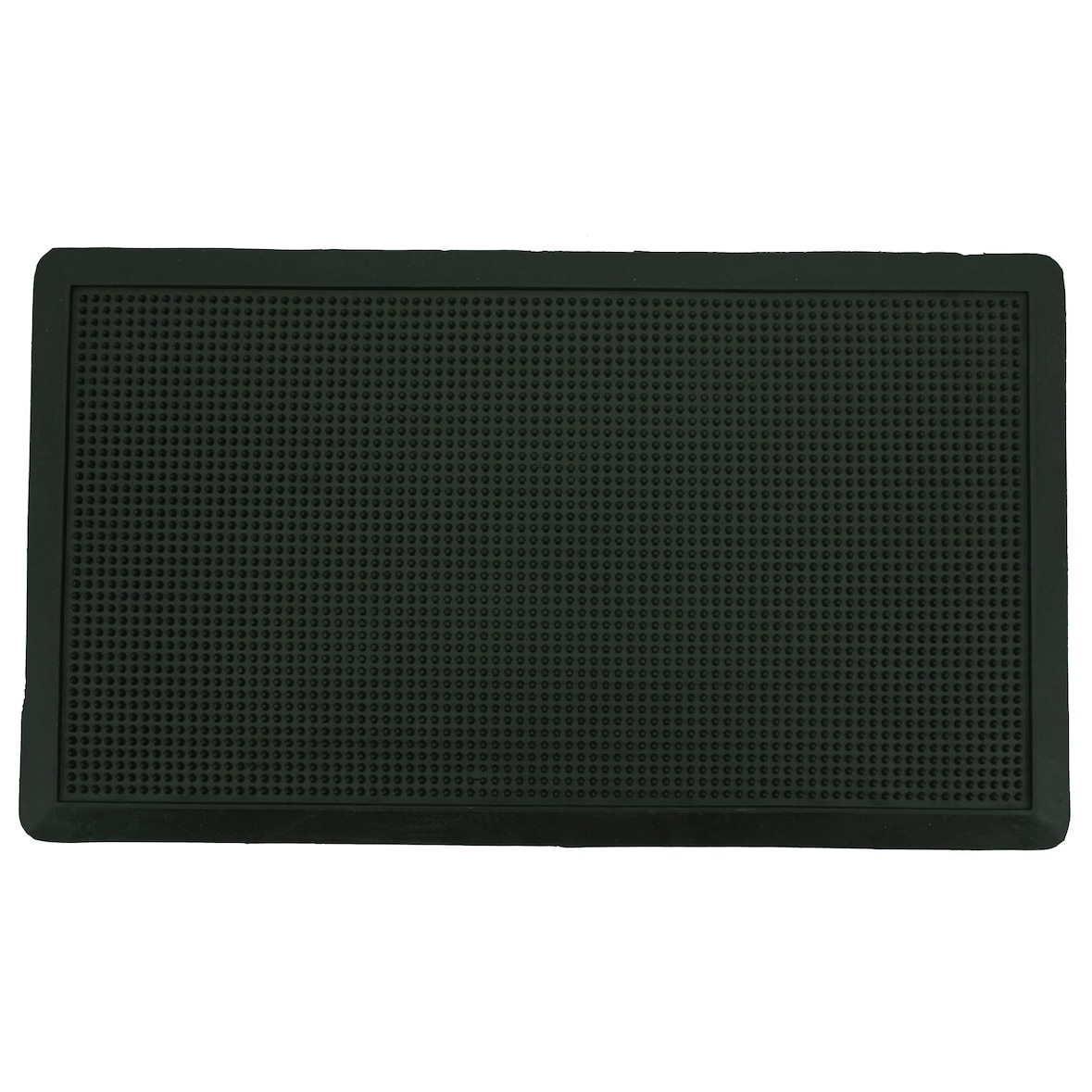 FELPUDO NEGRO Goma picos 35x60cm, TESAR