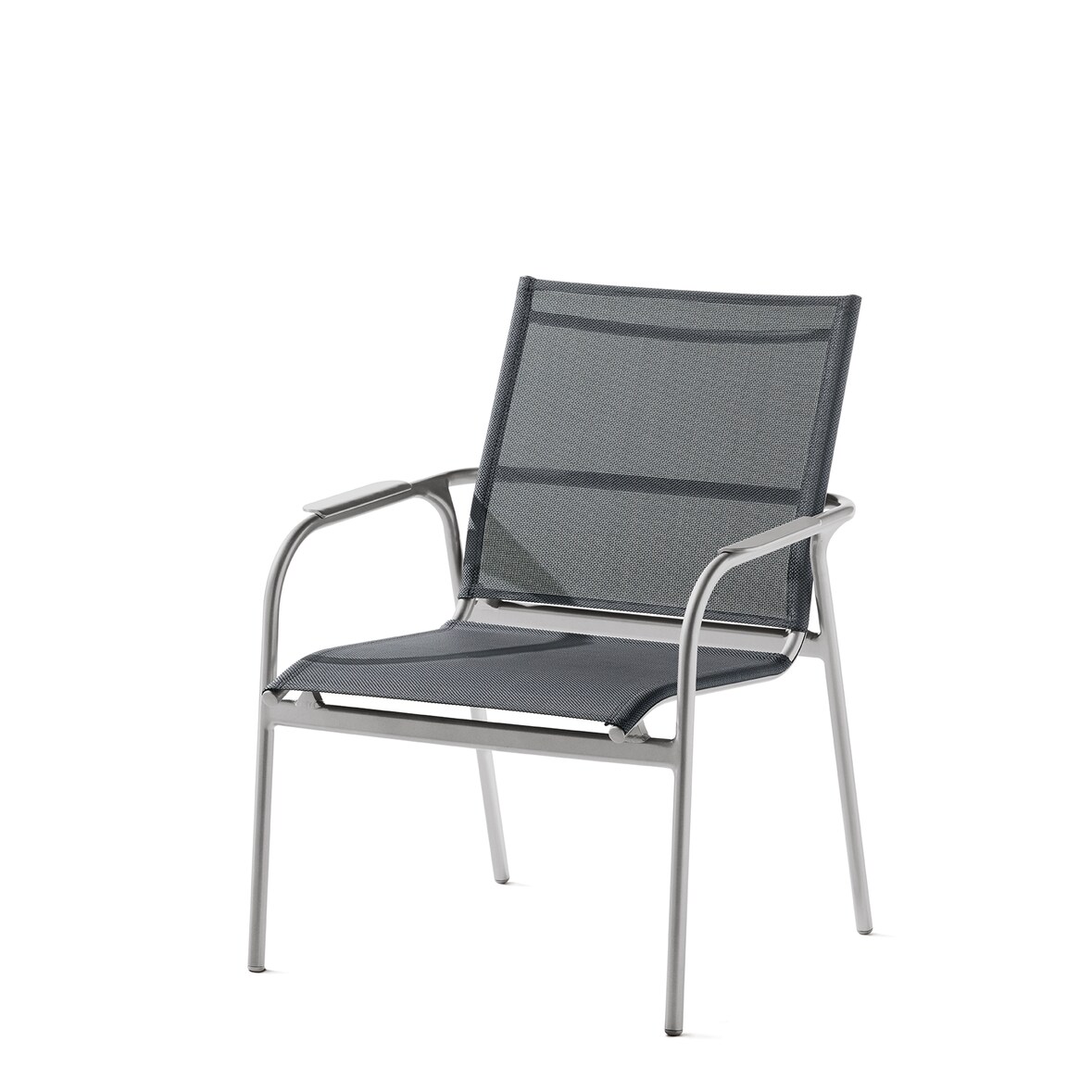 Sieger 379/A-SG Stapel-Loungsessel Sirio, graphit, silbergrau