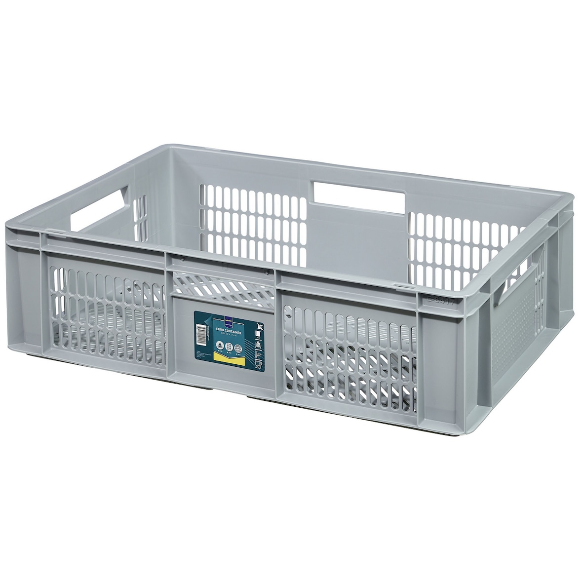 METRO Professional gittereurobox grijs, 60 x 40 x 17 cm