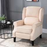 thumbnail of HOMCOM sillón de masaje sillón relax reclinable con mando a distancia 2 zonas de masaje y tapizado en tejido de ante 78x83x101 cm crema