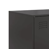 thumbnail of vidaXL Dressoir 99x39x73 cm staal zwart