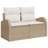 thumbnail of vidaXL Garten-Sofa-Set mit Kissen 8 pcs Beige Poly Rattan