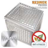 thumbnail of Roestvrij stalen anti-verstoppingspakket: 180mmx180mm Stoelbeugel + Plat Deksel 188mmx188mm - Rejinox