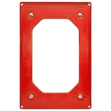 thumbnail of 5 Stück Transportroller für Kisten 60 x 40 cm mit 4 Lenkrollen in rot