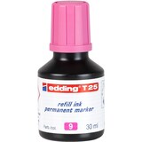 thumbnail of Nachfülltinte edding T 25 für edding Permanentmarker 30ml rosa Packung mit 10 Stück