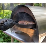 thumbnail of Draagbare houtgestookte pizzaoven van het merk CRU, model CRU30, in roestvrij staal