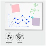 thumbnail of DESQ | Whiteboard | Magnetisch | Aluminium Ultra-Thin Frame | 45 x 60 cm