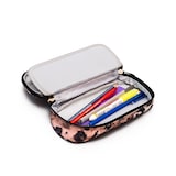 thumbnail of 1 Federmäppchen Leopard 21x9x5cm Beige Schwarz Schulsachen Federtasche für Stifte Füller Spitzer Radiergummi Lineal Mäppchen Stifttasche