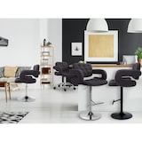 thumbnail of Sedia lounge Dublin in tessuto nero