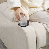 thumbnail of HOMCOM Poltrona Reclinabile 135° con Poggiapiedi Portabicchieri Beige