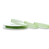 thumbnail of 6mm Organzaband 25m Chiffonband Schleifenband Geschenkband Stoffband Schmal Olivgrün