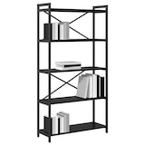 thumbnail of vidaXL Bücherregal Schwarze Eiche 80 x 30 x 153 cm Holzwerkstoff