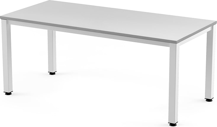 Rocada mesa secretária série Executive 200x80 branco / cinza | Makro