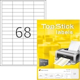 thumbnail of TOP STICK Universal-Etiketten, 48,5 x 16,9 mm, weiß, 100 Bl.