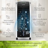 thumbnail of Maxfresh Ventilator Luftkühler 4-in-1-Funktion 6L-Tank 65 W Timer Schwarz