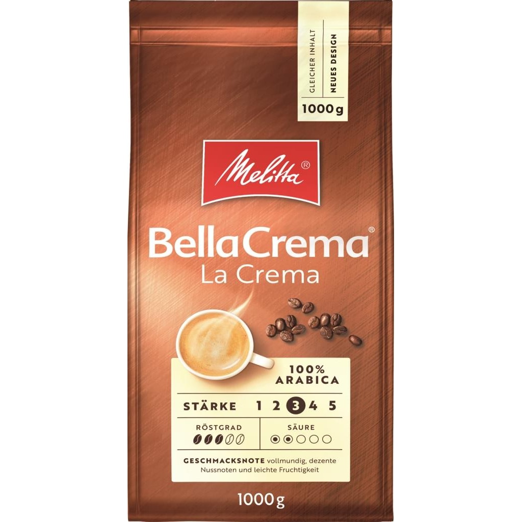 Melitta Kaffeebohnen BellaCrema laCrema (1 kg )