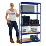 thumbnail of PROREGAL Kellerregal Fast Tiger | HxBxT 180x90x45 cm |  Fachlast 265kg | Blau | Stecksystem Lagerregal Regalsystem