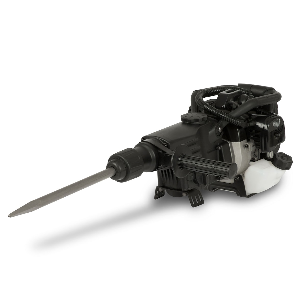 EBERTH Benzin Schlagbohrer, 1200W, 12J Kerbschlagkraft, 3200 Schläge/min, mobile Bohrmaschine mit SDS Bohrer & Meißel