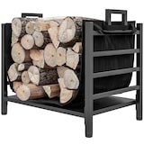 thumbnail of Outsunny Portalegna in Acciaio con Borsa di Trasporto 49x34x44 cm Nero