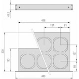 thumbnail of SCHROFF 19" Umlüfter, 6 Ventilatoren, 1 HE