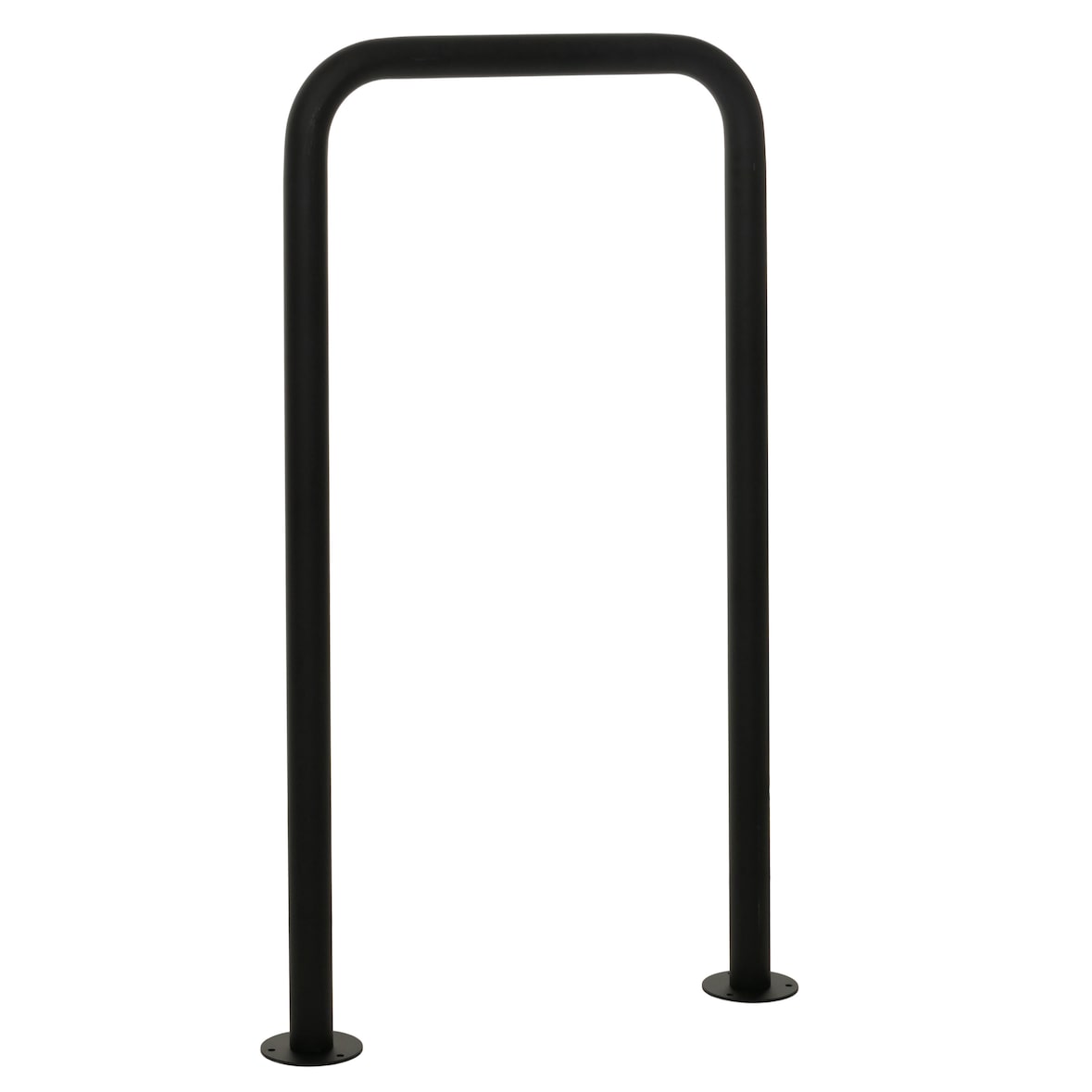 Fahrradbügel HWC-N42, Fahrradständer Anlehnbügel Bügel Absperrung, In-/Outdoor Stahl pulverbeschichtet 120x70x12cm