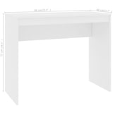 thumbnail of vidaXL Bureau 90x40x72 cm bewerkt hout wit