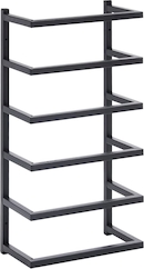Handdoekladder - Handdoekrek - Handdoekhouder - Zwart - COSTWAY