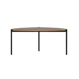 thumbnail of Table basse triangulaire en acier et effet bois - Oviala