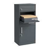 thumbnail of Phoenix PSPB1121AAK Einwurftresor Schlüsselschloss - Anti-Angel-Vorrichtung - Graphitgrau