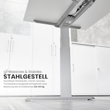 thumbnail of bümö elektrisch höhenverstellbarer Schreibtisch 180x80 cm in graphit, Gestell silber mit Memory-Steuerung, elektrischer Bürotisch höhenverstellbar