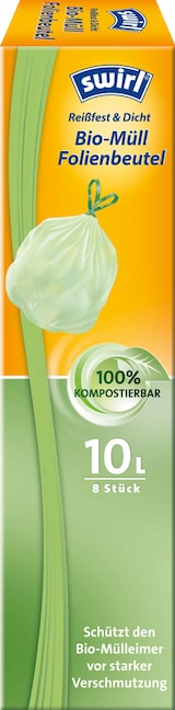 thumbnail of Swirl Müllbeutel, Kunststoff, 10 L, grün, 10 Stück