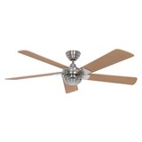thumbnail of Deckenventilator Rotary Chrom Buche mit Fernbedienung 132