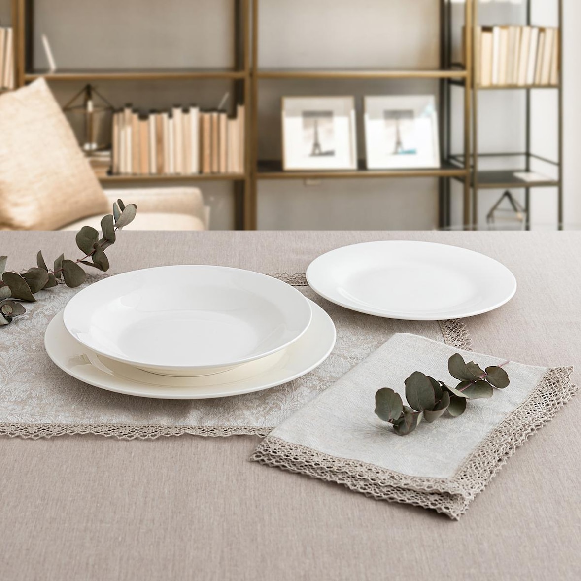 Bidasoa Lis 18-Delig Porseleinen Servies 6 Personen