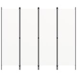 thumbnail of Décoshop26 - Paravent séparateur de pièce cloison 4 panneaux 200 x 180 cm en tissu blanc et fer DEC030838