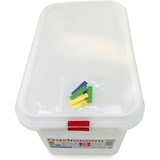 thumbnail of Pack 6 Tupper rectangular reutilizable con tapa, apto para microondas, lavavajillas y congelador. Medidas: 265x162x150 4,5L