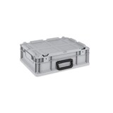 thumbnail of PROREGAL 10x Auflagedeckel Eurobox NextGen | HxBxT 1,5x40x60cm | Eurobehälter, Transportbox, Transportbehälter, Stapelbehälter