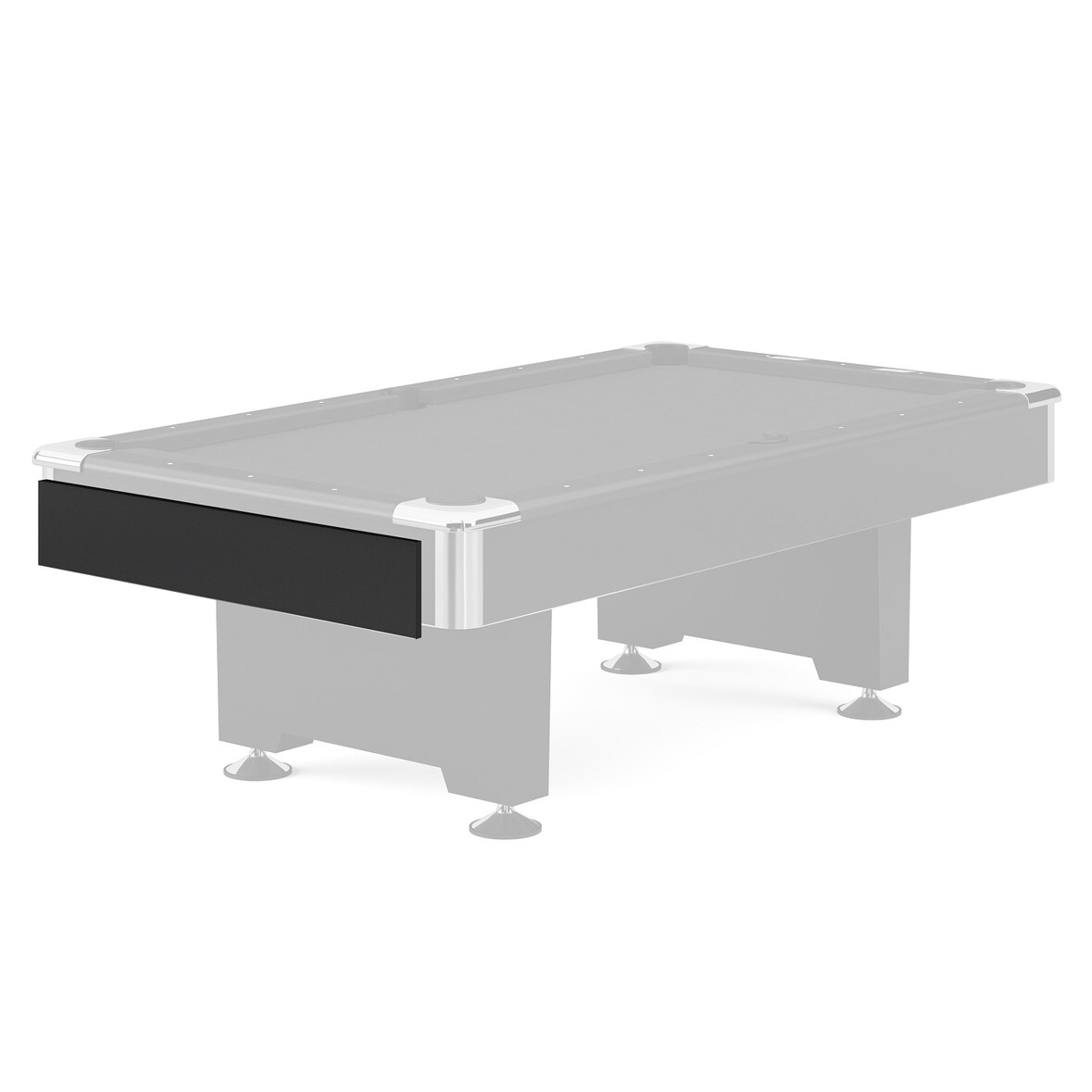 Automaten Hoffmann Seitenblende "Club Pro III", 8 ft, Längsseite, Grau