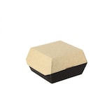 thumbnail of 450 Uds. Cajas de cartón negro kraft para hamburguesas pequeñas  Ref EG0001KNG