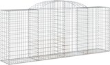 thumbnail of vidaXL Gabionen mit Hochbogen 4 Stk. 300x50x120/140cm Verzinktes Eisen