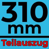 thumbnail of 2 Schubladenschienen EDELSTAHL Teilauszug 310mm Teleskopschiene Kugelführung Schubladenauszug